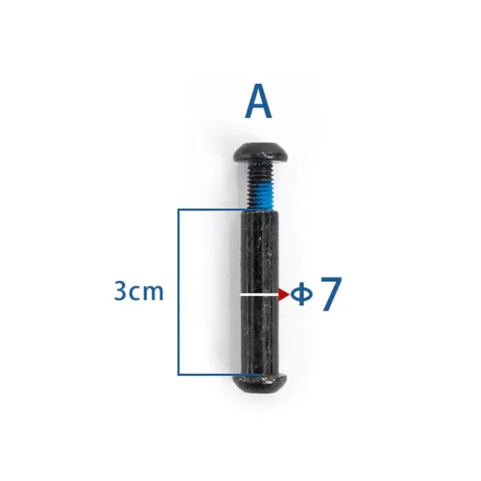 Vis de fixation de base pliable pour trottinette électrique Ninebot MAX G30 G30D, vis noire de fixat