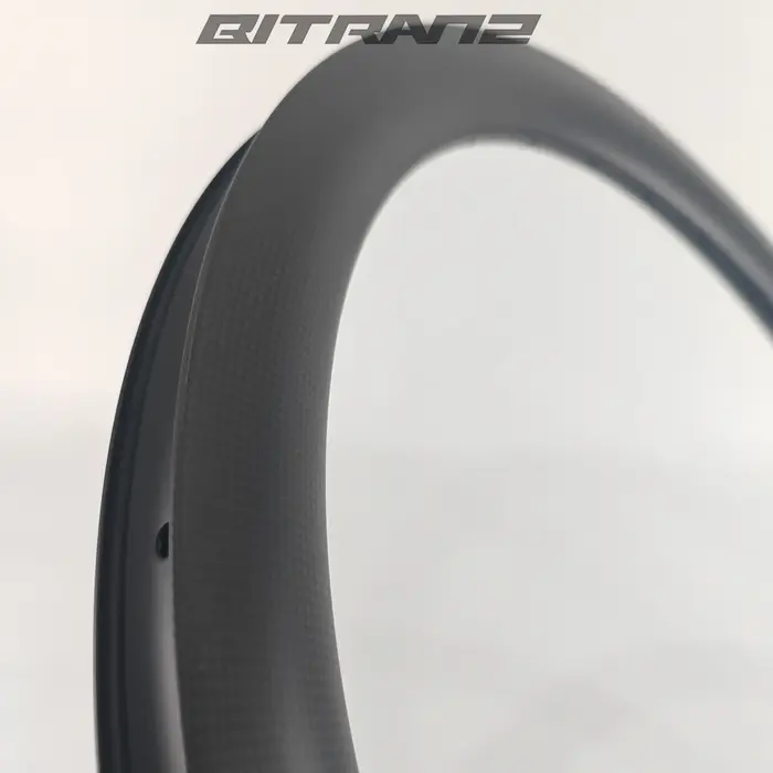 Jantes de vélo de route 700c en carbone 33mm 27mm de large 40/45/50/55/60mm de profondeur Frein à disque/à jante Tubeless Hook Hookless UD 3K 12K