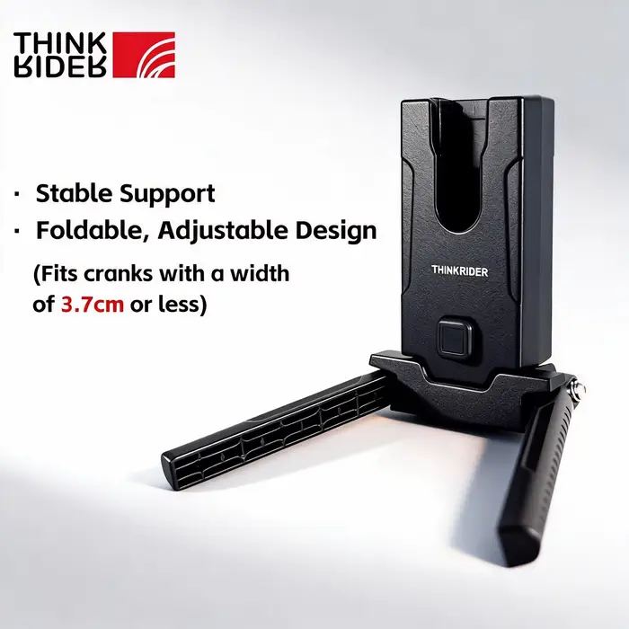 ThinkRider – repose-pieds de stationnement pour vélo, support de manivelle Portable pliable pour vél