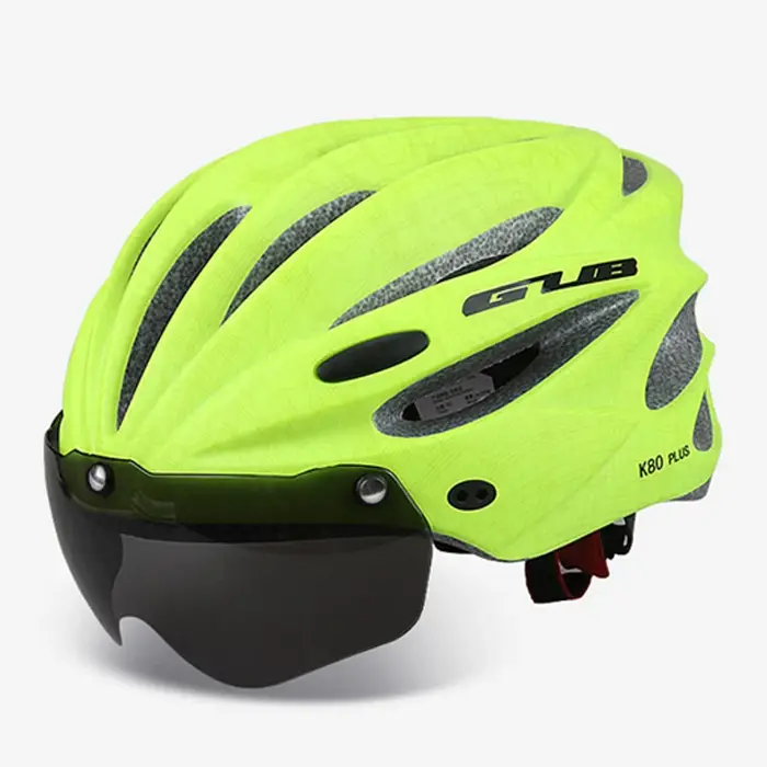 Casque de vélo GUB avec lunettes magnétiques coupe-vent