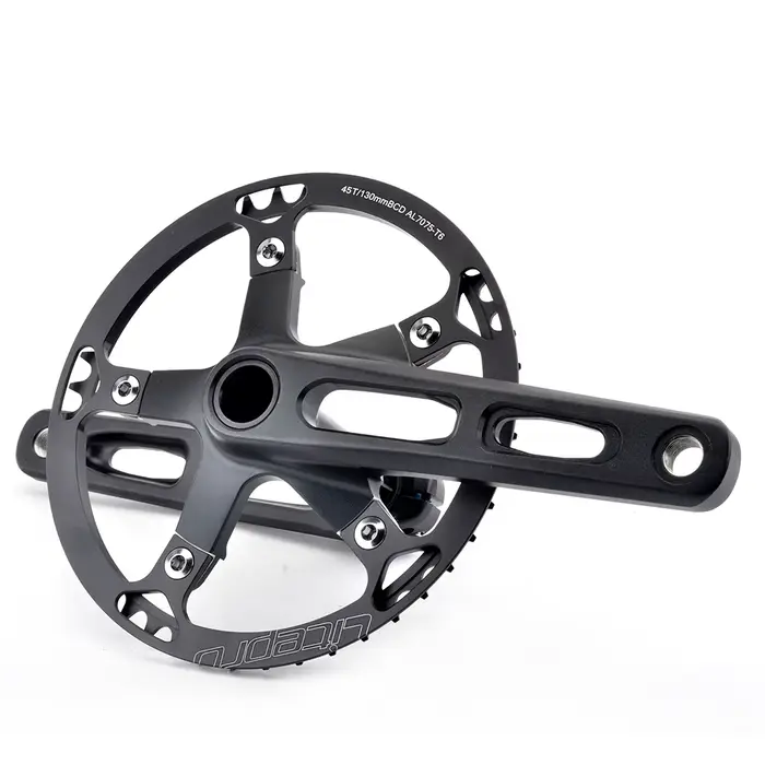 Pédalier de vélo de route en alliage d'aluminium manivelle 170mm BCD 130mm à 5 griffes pour Shimano SRAM et personnalisation couleur