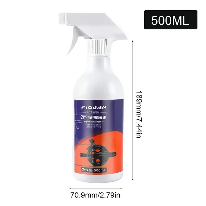 Nettoyant liquide pour chaîne de vélo, spray de dégrati age pour JOBooks, accessoires d'entretien de bicyclette, 500ml