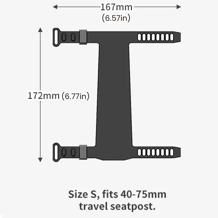 Garde-boue pour tige de selle de vélo, facile à installer, protection pour tige de selle télescopiqu