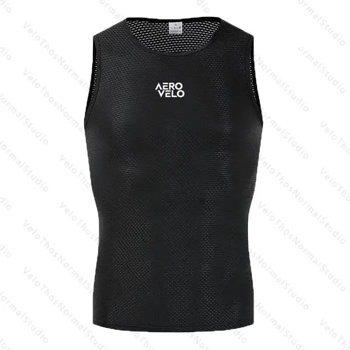 Gilet de cyclisme et de course AERO VELO 2026 pour homme – Sans manches, zippé, coupe-vent, pour rou