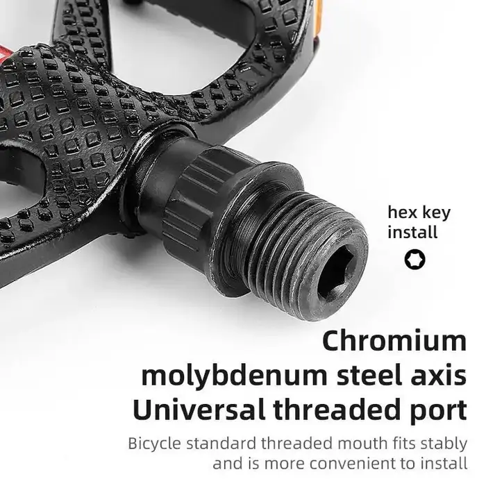Pédales de vélo ESLNF en alliage d'aluminium antidérapantes