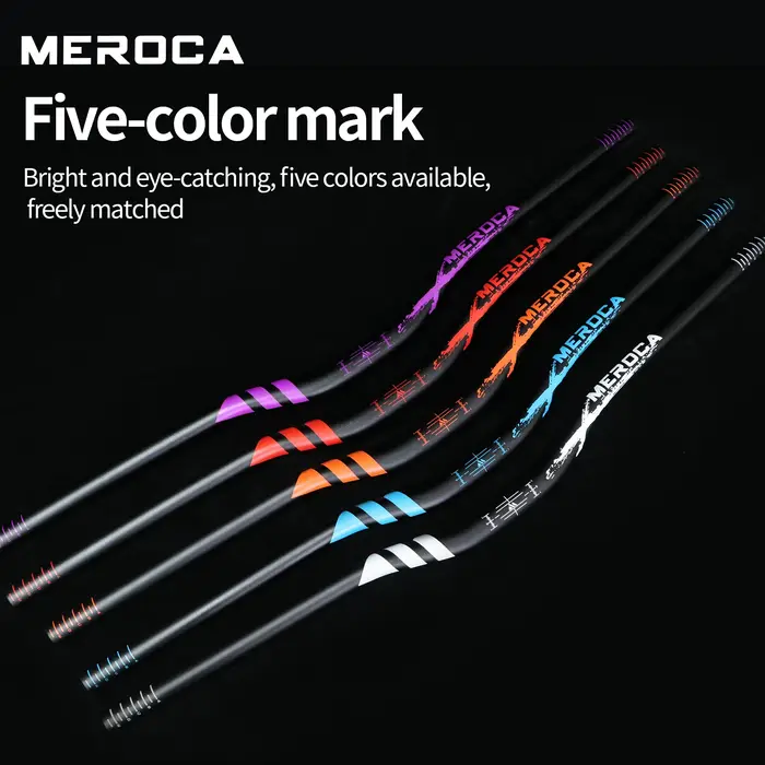 MEROCA guidon de vélo 31.8mm hauteur 30mm/55mm longueur 720mm/780mm alliage d'aluminium haute résistance pour