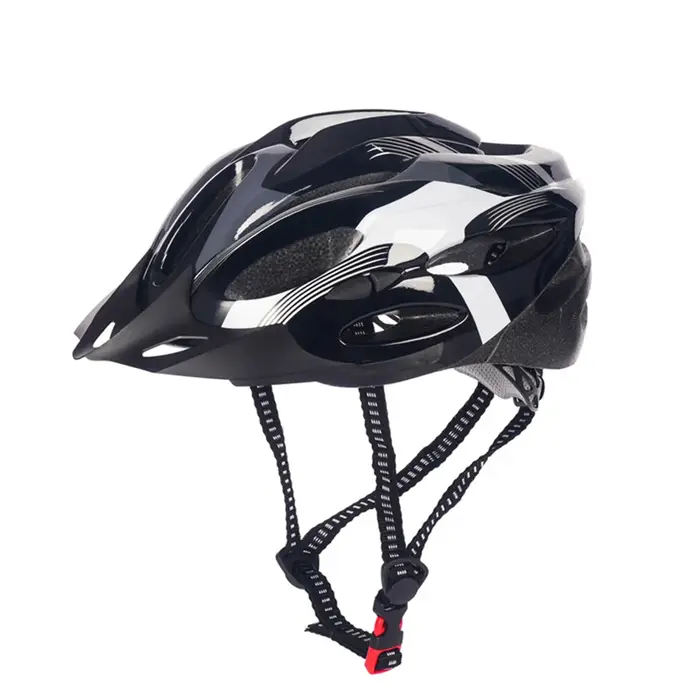 Casque Texture fibre de carbone adulte vtt VTT équipement de cyclisme sécurité vélo moto chapeau casquettes femme mâle EPS mousse
