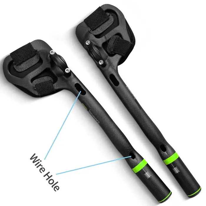 Guidon de vélo de route en fibre de carbone intégrale pour le cyclisme