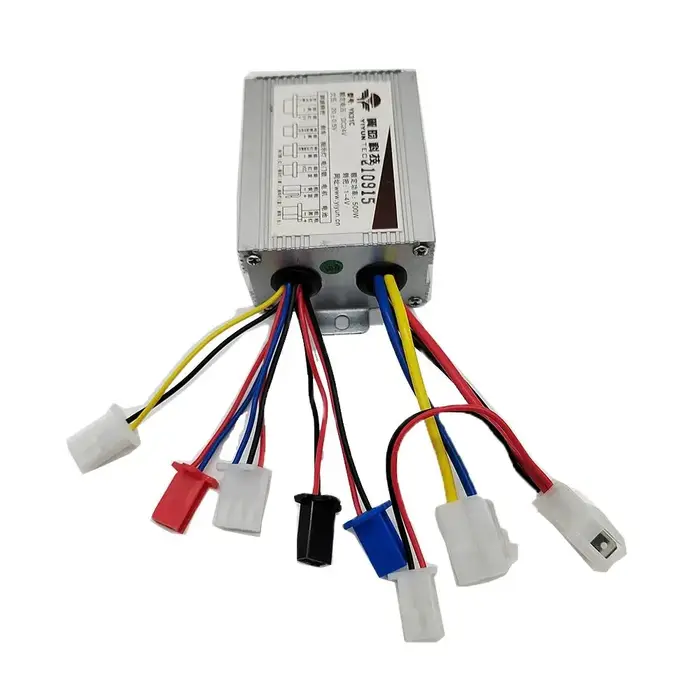 Contrôleur de moteur DC à balais pour vélo électrique/trottinette/vélo 24V 36V 48V 250W 350W 500W 1000W