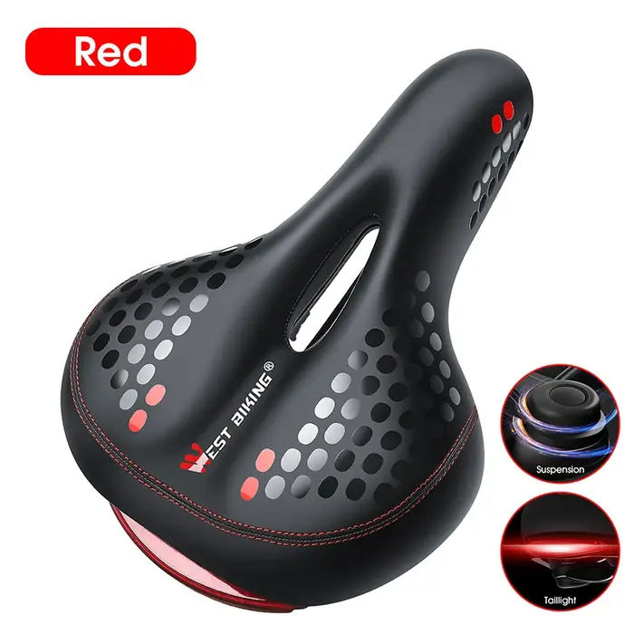 WEST BIKING Selle de vélo large et confortable pour VTT