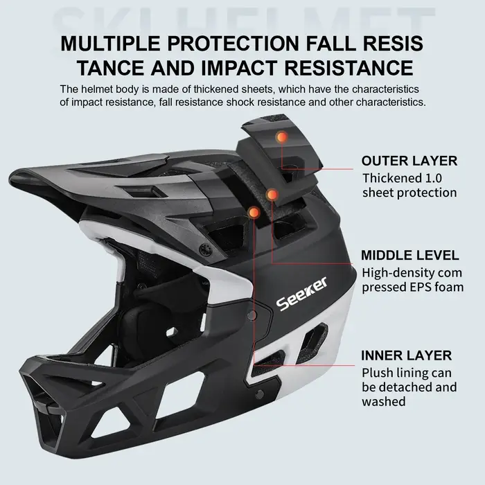 Casque de vélo tout-terrain Seeker