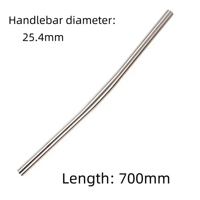 Guidon de vélo en titane en forme d'hirondelle