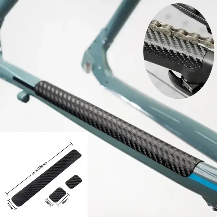 Protecteur de chaîne de vélo noir