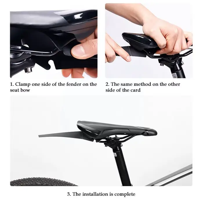 Garde-boue arrière pour dégager de vélo, accessoire de cyclisme, pour VTT, Q3V7