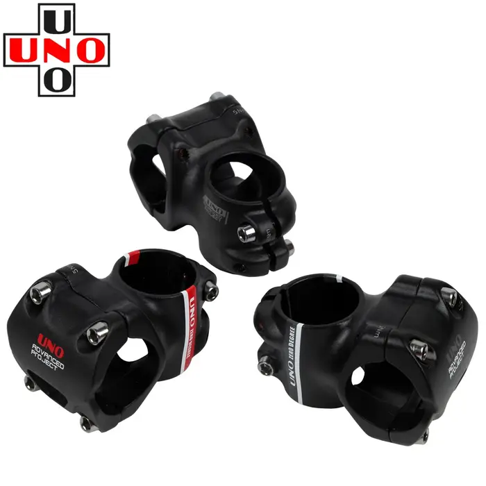 UNO 0 degrés route montagne DH vélo guidon tige en alliage d'aluminium ultraléger 31.8mm * 35/45mm