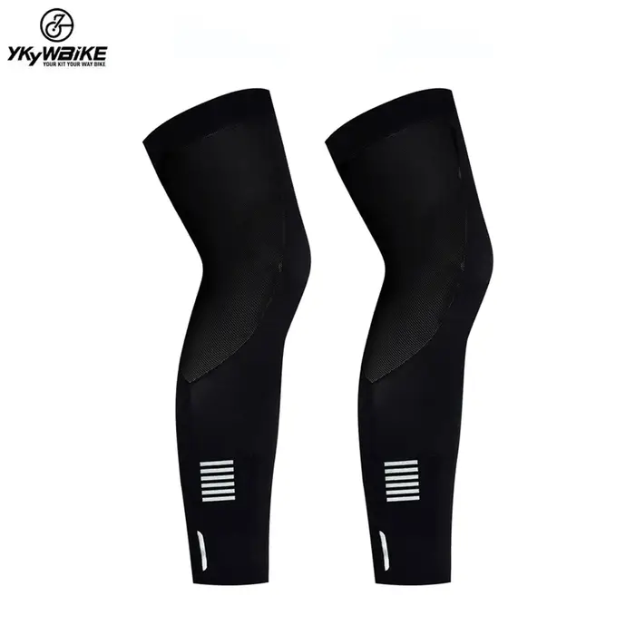 YKYWBIKE chauffe jambes unisexe manches de Compression pour mollet Sports de plein air course à pied basketball