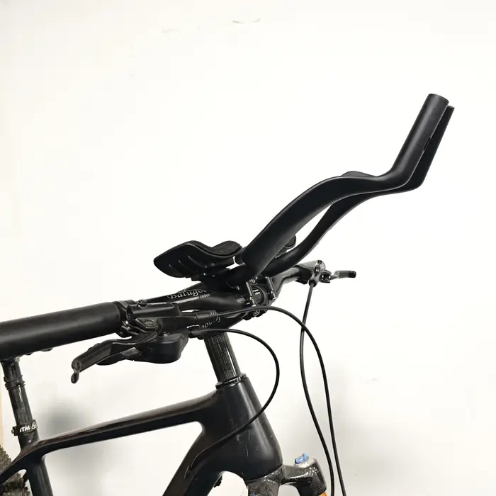 Guidon auxiliaire en fibre de carbone pour vélo de montagne et de route, poignée de repos pour vélo TT, augmentation de la hauteur et modification du diamètre 31.8-22.2