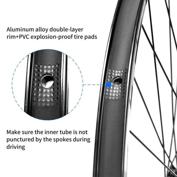 Paire de roues de vélo de montagne