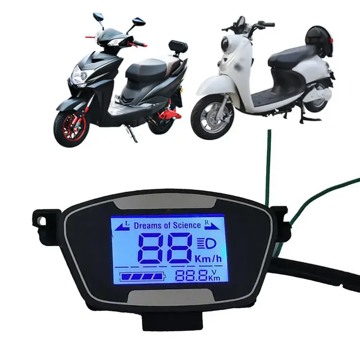 48-72V Ebike Scooter LCD affichage moteur compteur de vitesse écran pour vélo électrique