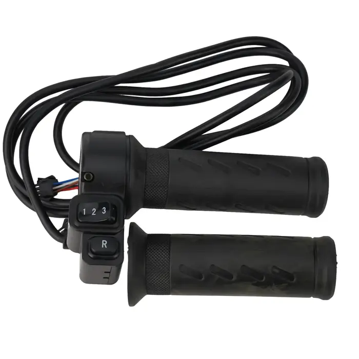 Accélérateur de vitesse EBikeTwist à 3 vitesses 24V 36V 48V 72V pour Scooter électrique guidon de vélo interrupteur