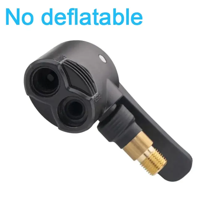 Buse d'air de vélo 2 en 1, pompe gonflable Portable en laiton, mandrin d'air de pneu de vélo, adapta