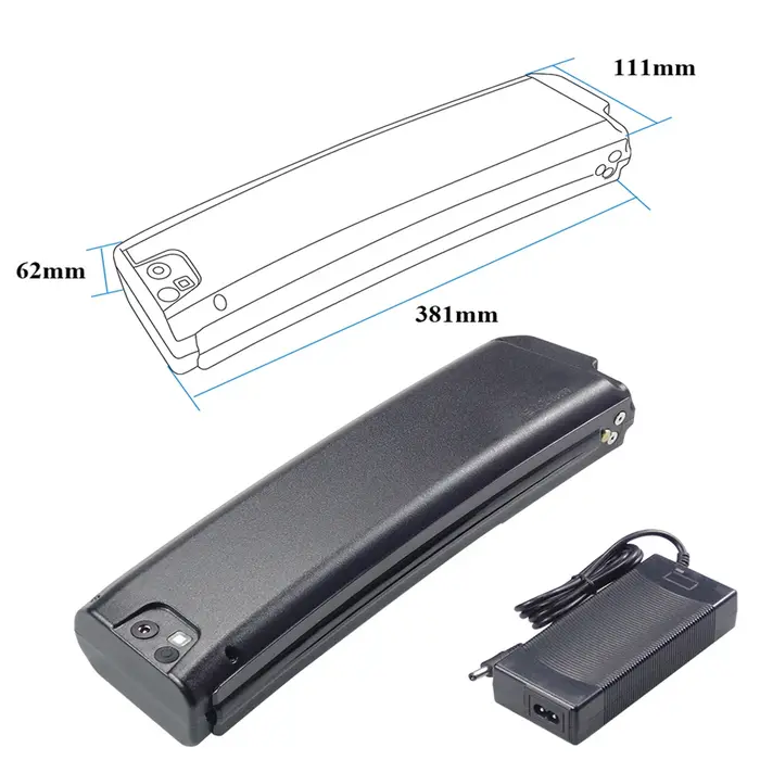 Batterie intégrée pliable pour vélo électrique 48V 14Ah