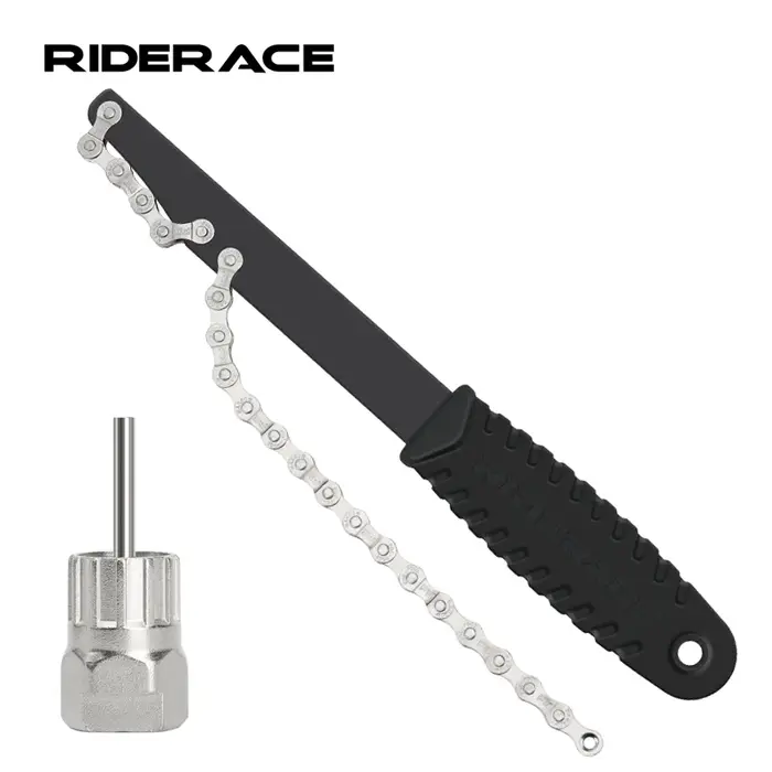 Kit d'outils de retrait de volant d'inertie de vélo avec clé à Cassette 12 dents, fouet de chaîne de