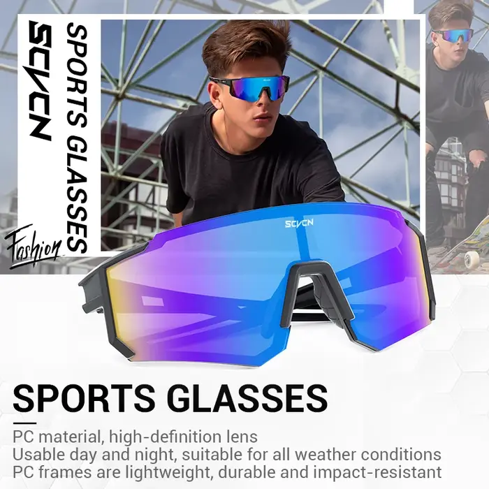 Lunettes de soleil de cyclisme pour hommes et femmes en acétate avec verres polycarbonate UV400 pour vélo de route VTT et sport extérieur