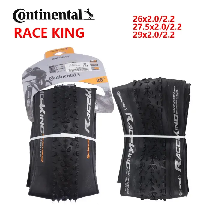 Continental RACE KING pneus de VTT montagne XC Anti-crevaison pneu de vélo Tubeless 26x2.0/2.2 27.5x2.0/2.2 29x2.0/2.2