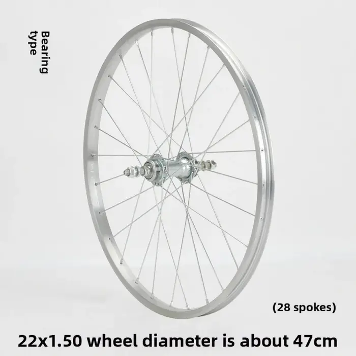 Ensemble de roues avant et arrière pour vélo léger 22/24/26 pouces