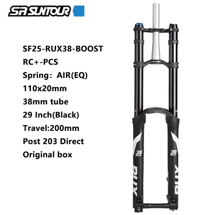 SUNTOUR RUX38 fourche avant de vélo de montagne 29 pouces 200mm voyage DH Double Suspension d'épaule