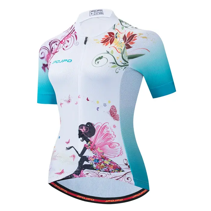 Maillot de cyclisme femmes vélo montagne route vtt haut femme