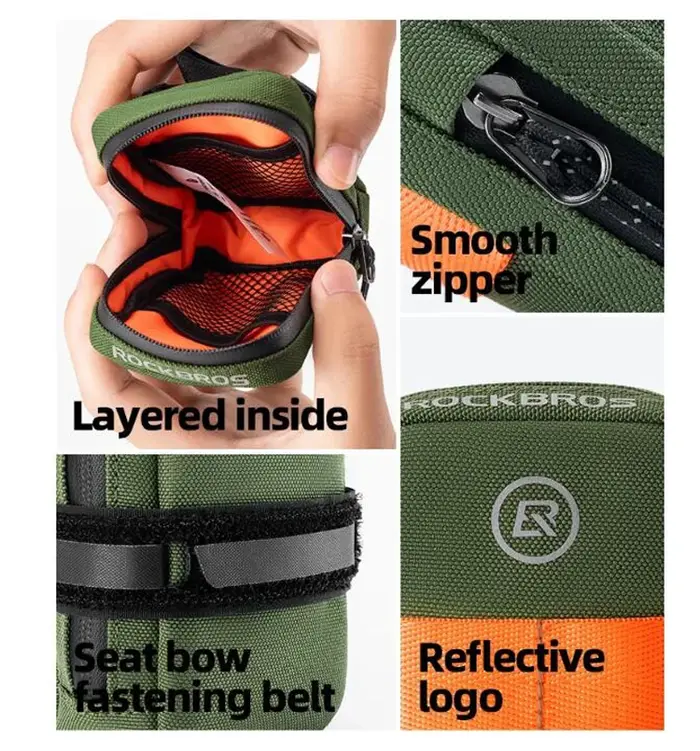Mini sac de selle de vélo léger