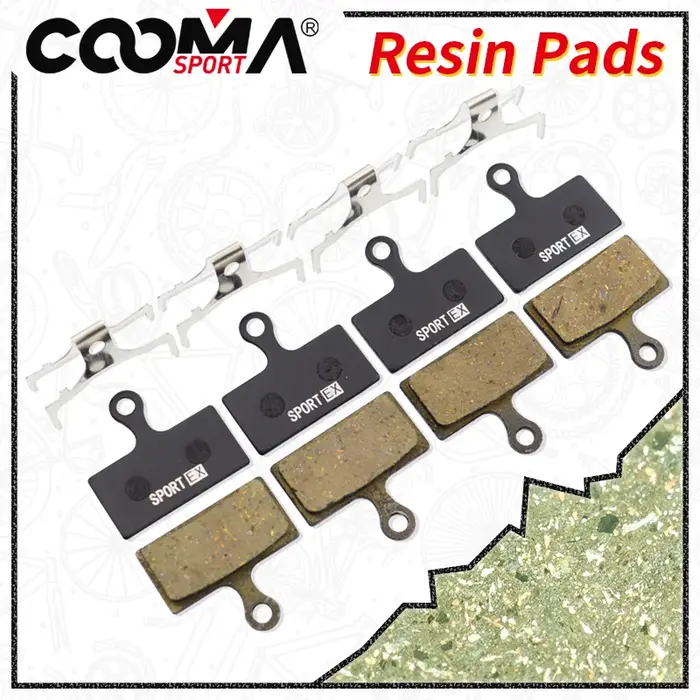 4 paires, plaquettes de frein de vélo pour étrier Shimano M9000, M8000, M985, XT M785, SLX M666, M67