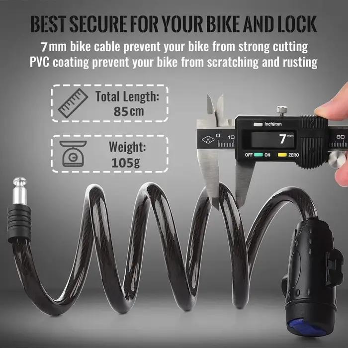 DOMEN vélo antivol chaîne serrure