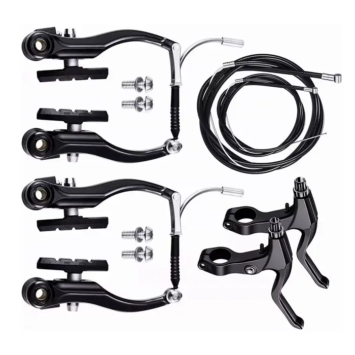 Ensemble de freins avant et arrière en V pour VTT, en alliage d'aluminium, accessoires d'équitation 