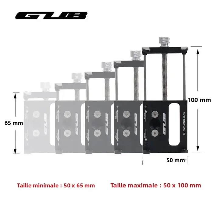 GUB G85 support de téléphone de vélo universel réglable 3.5-6.5 pouces Smartphone guidon