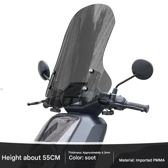 Pare-brise avant NIU NXT NXL NLT NX - Protection contre le vent élégante et fonctionnelle pour les conducteurs de scooters électriques