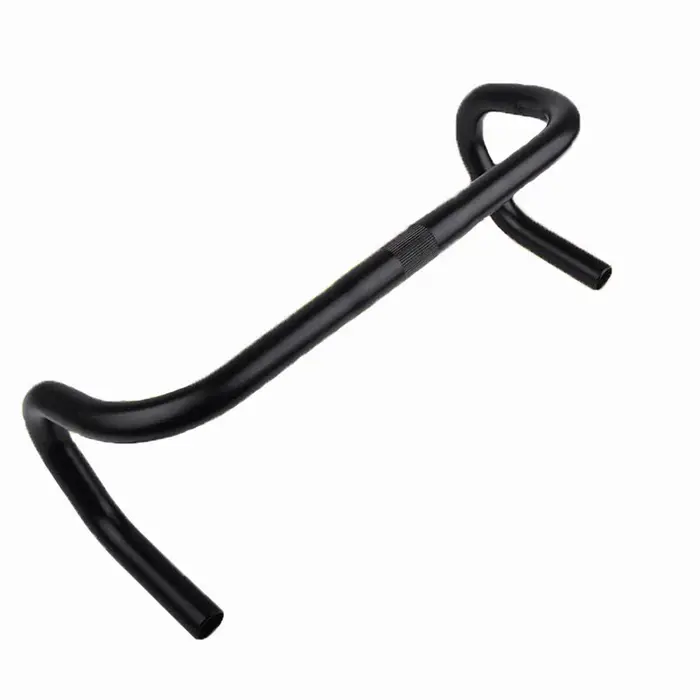 Guidon incurvé pour vélo de route en alliage d'aluminium 25.4x420mm