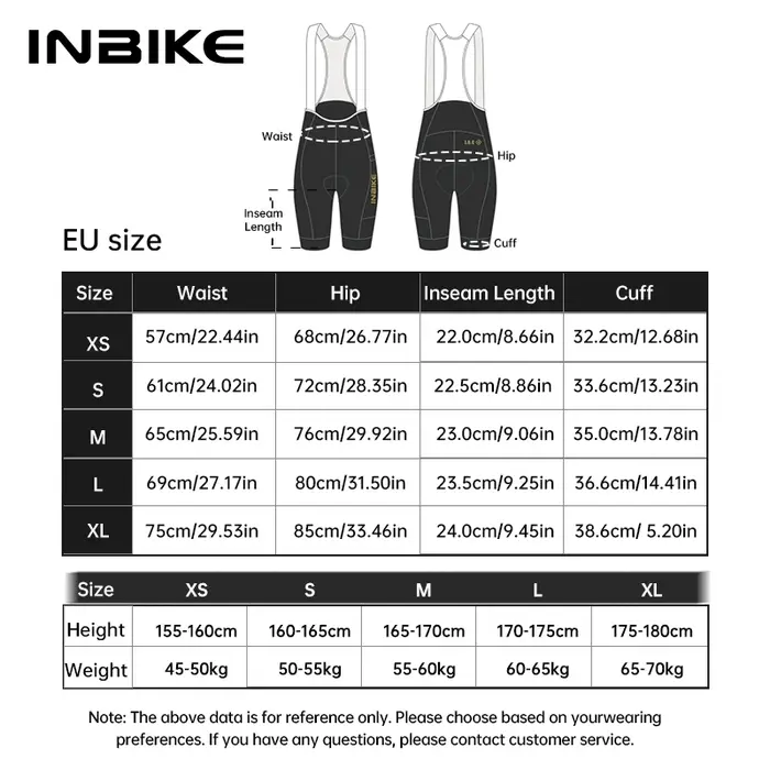INBIKE Short de cyclisme pour femme