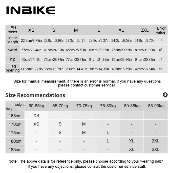 INBIKE hommes cyclisme cuissard 3D rembourré vtt vélo Shorts pantalon homme route