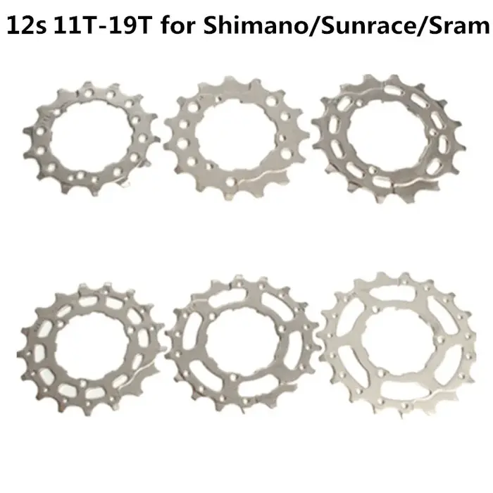 Pignon de volant d'inertie de Cassette de vélo de montagne de haute qualité 12 vitesses vtt 11T 12T 13T 15T 17T 21T 23T 25T convient à SHIMANO SRAM Sunrace