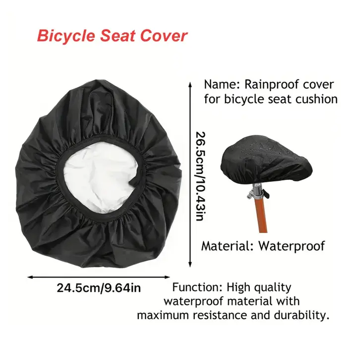 Housse de protection étanche pour siège de vélo