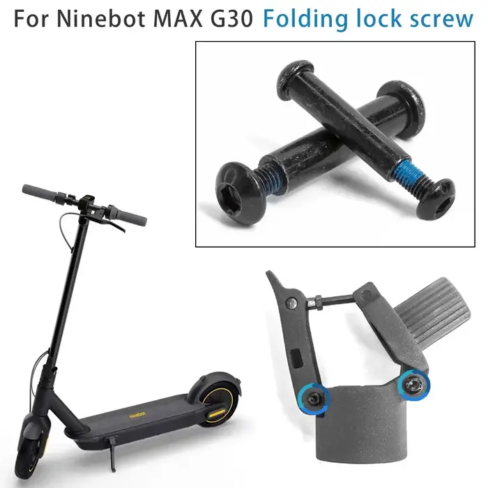 Vis de fixation de base pliable pour trottinette électrique Ninebot MAX G30 G30D