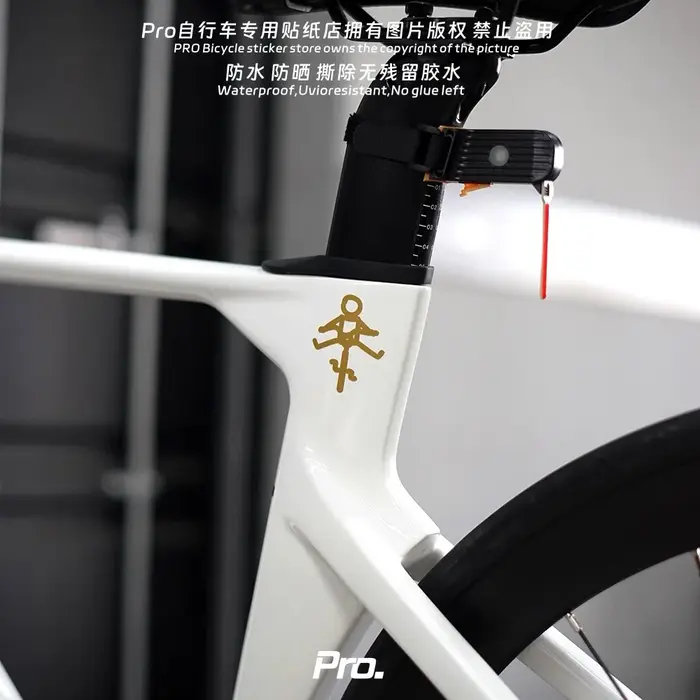Nouveaux autocollants amusants pour cadre de vélo