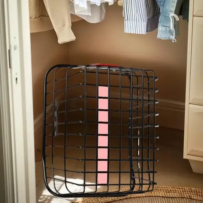 Panier arrière de vélo avec feu arrière