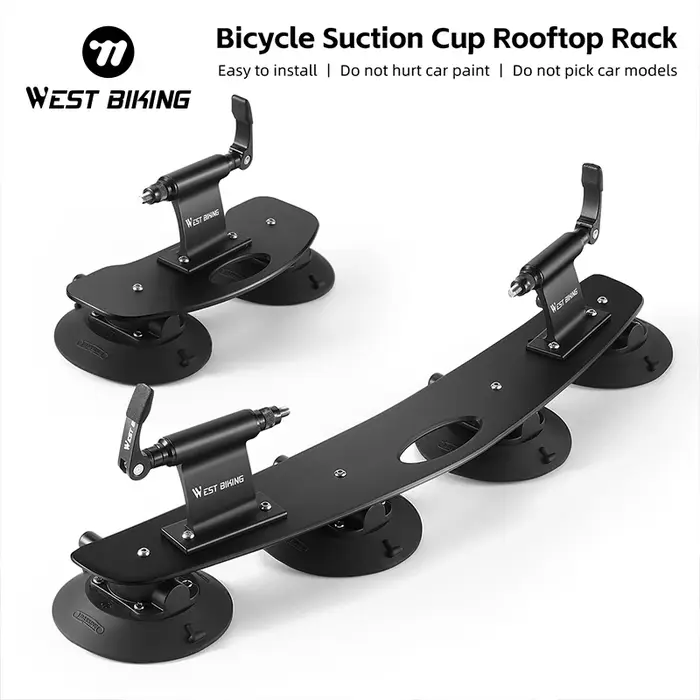 Support de vélo pour voiture WEST BIKING – Fixation par ventouses pour toit