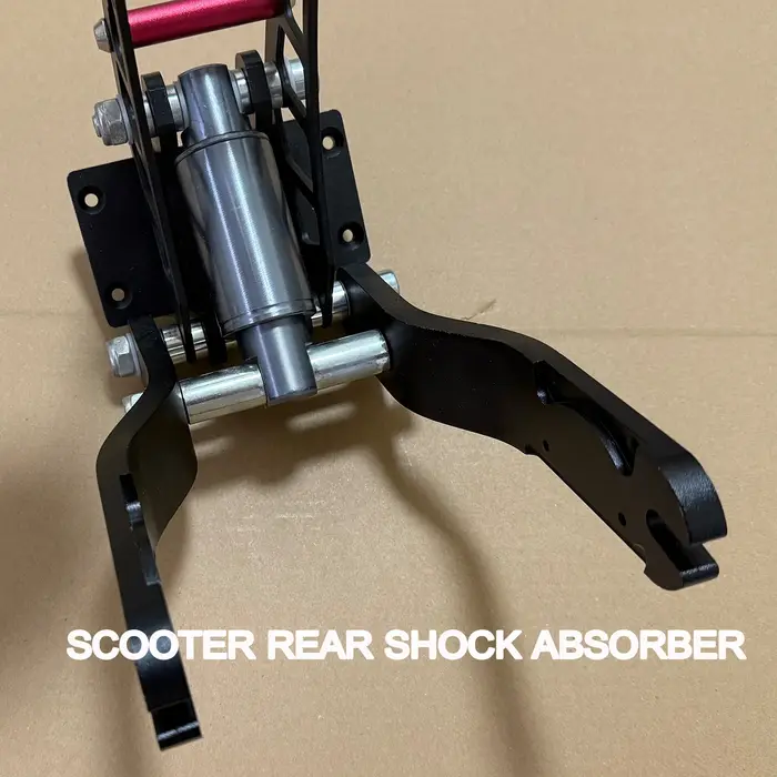 Amortisseur arrière hydraulique pour scooter électrique système de suspension robuste 2000LBS compatible Laotie Boyueda Inxing V7 blanc jaune confort haute performance