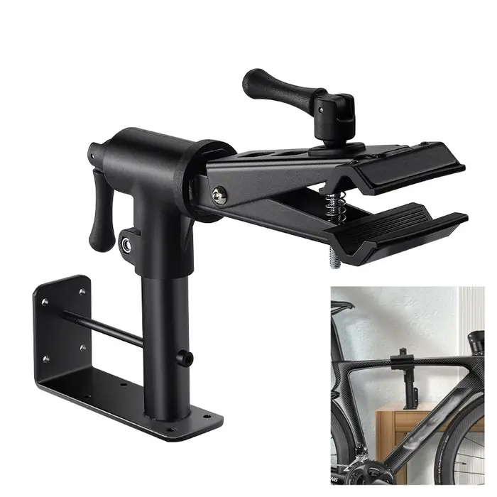 Support de réparation de vélo mural intérieur support de stationnement de vélo support de travail d'