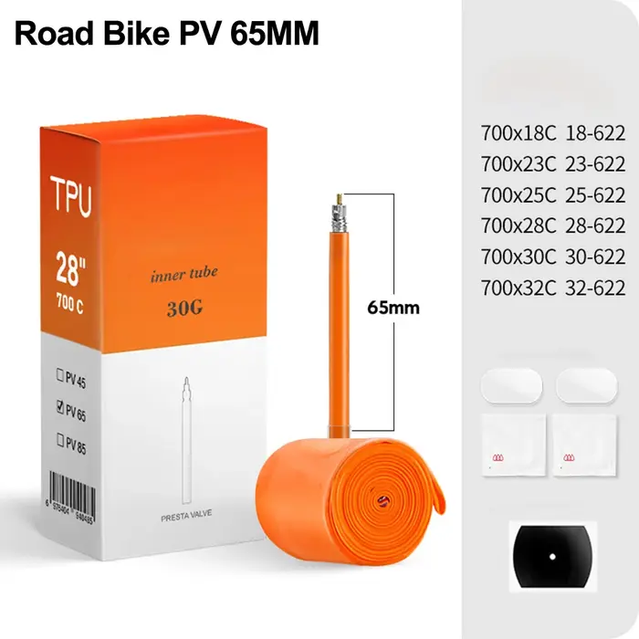 Chambre à Air Ultralégère pour Vélo